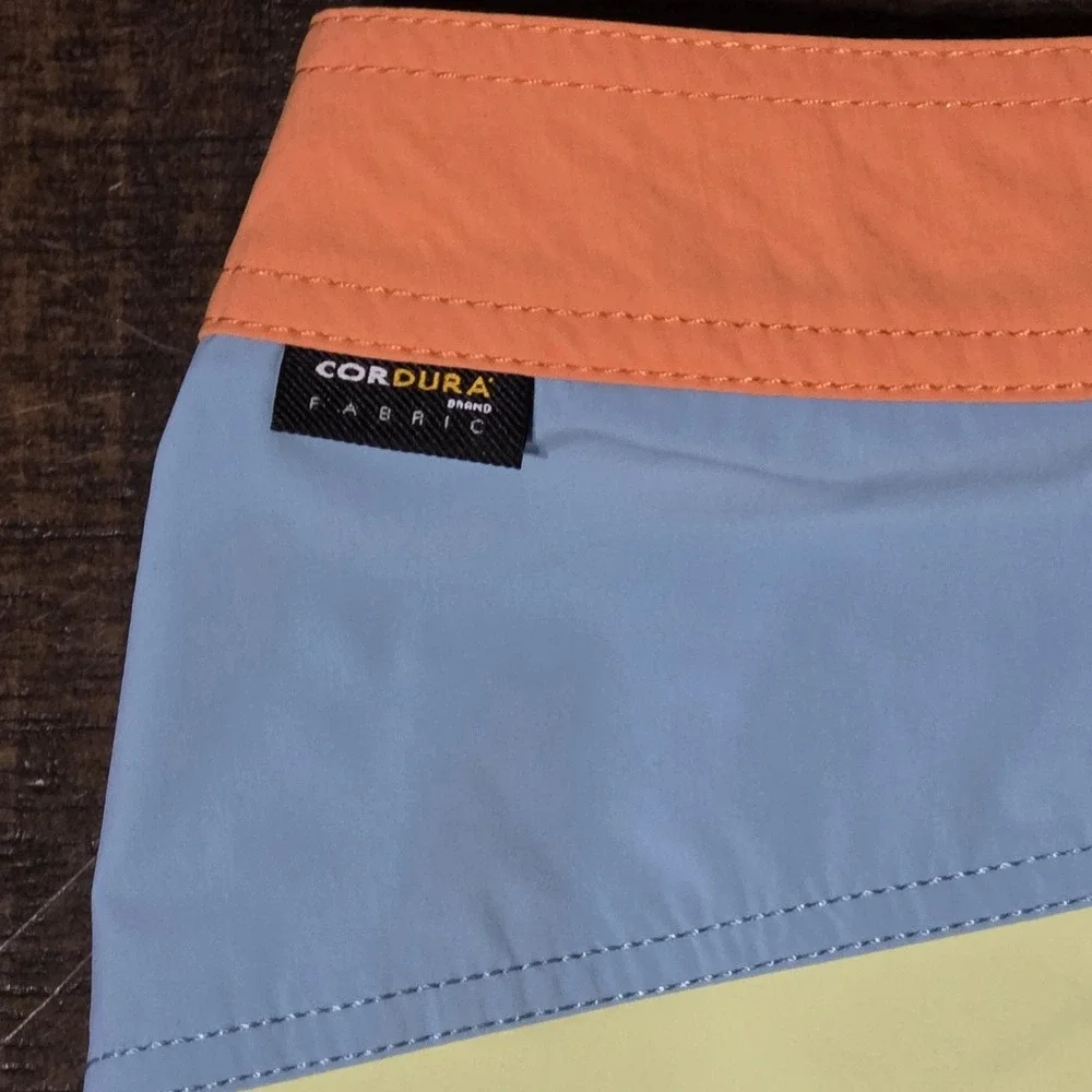 Roark Mens 28 The Boatman 2.0 Boardshorts NWT Blue Orange Surf Swim Trunks 17